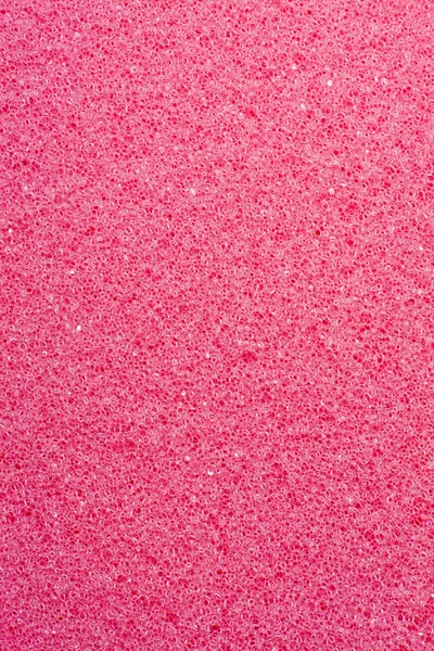 Pink sponge texture close up