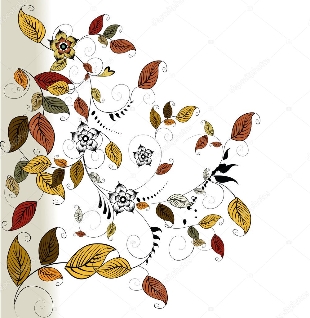 fall leaves vector