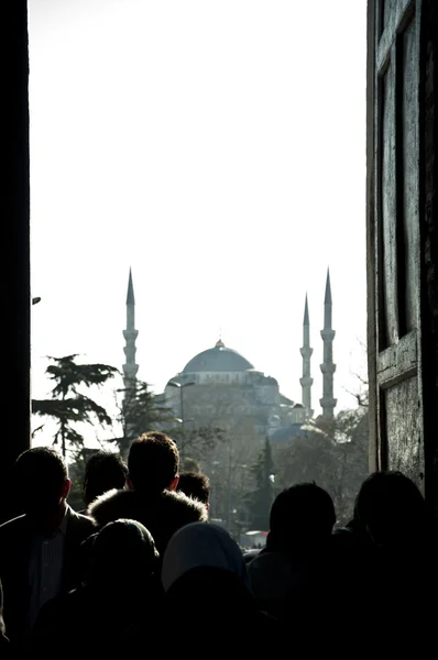 Silhouettes and the Blue Mosque