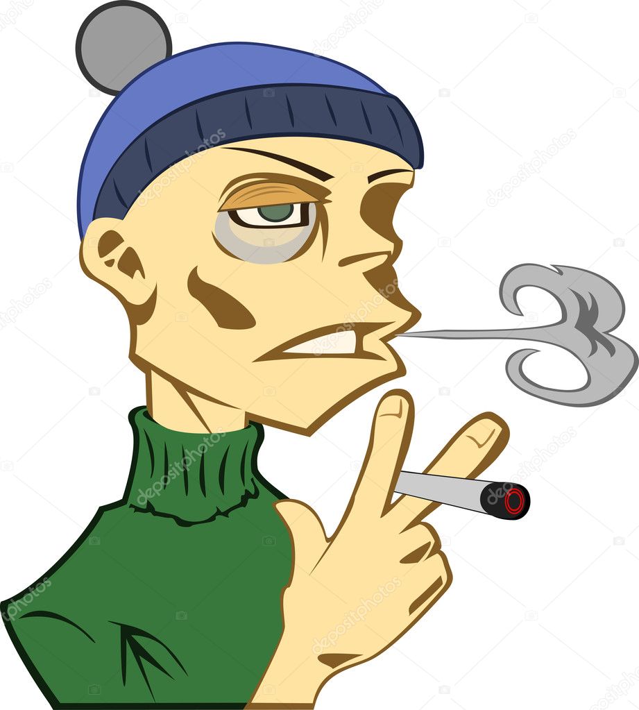 Cartoon Smoker