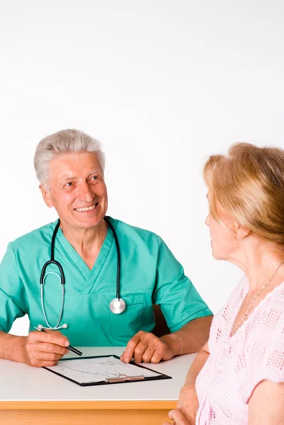 Doctor with patient — Stock Photo #6024910