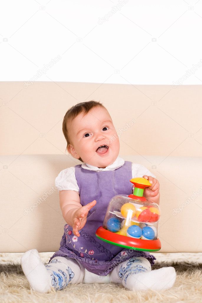 Baby On Carpet