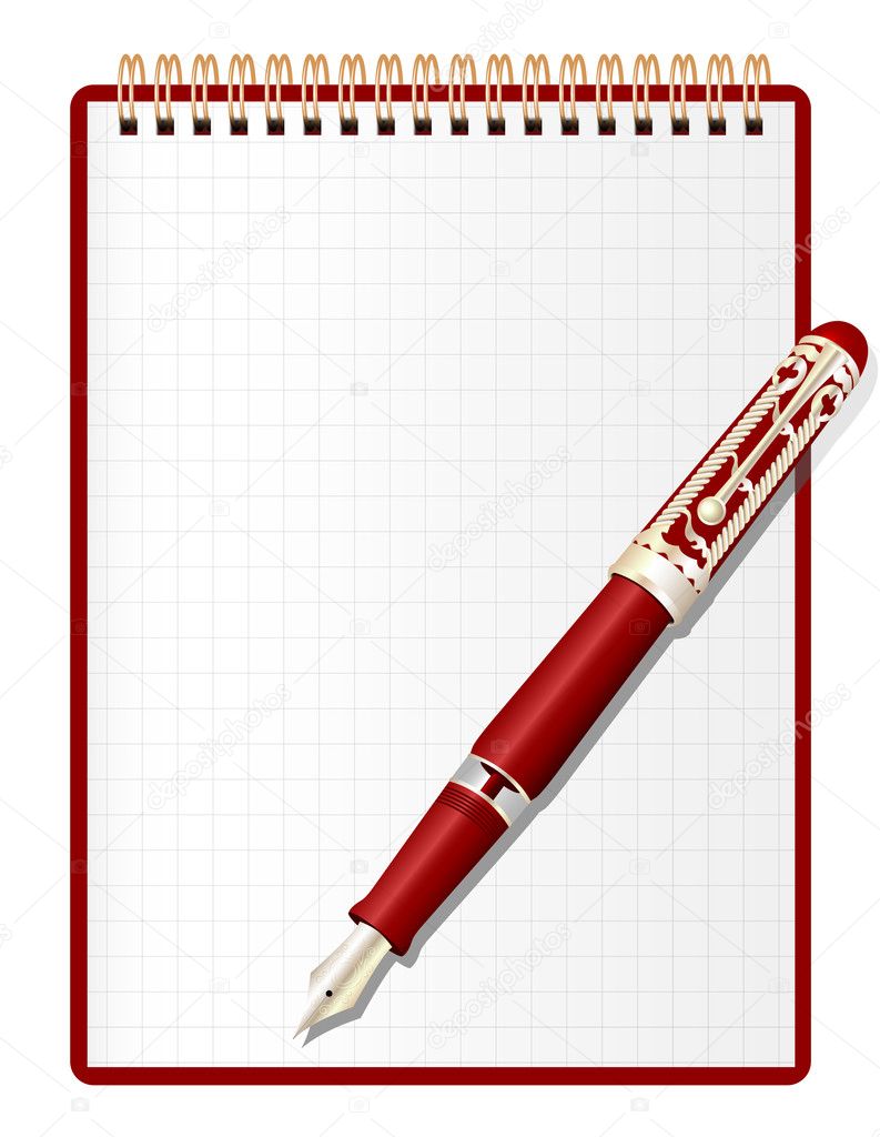 Red Notepad