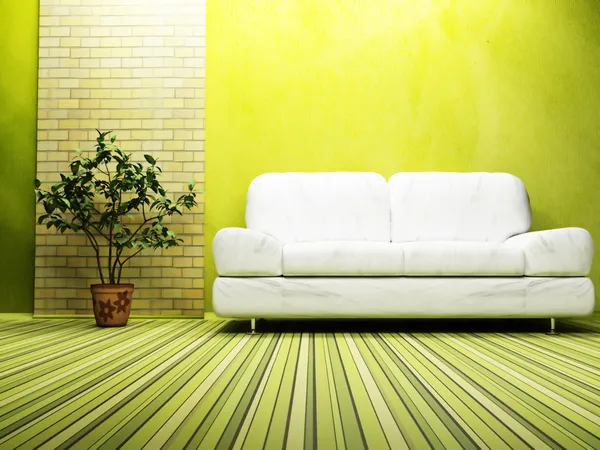 Modern interior design of living room — Stock Photo © ????? 