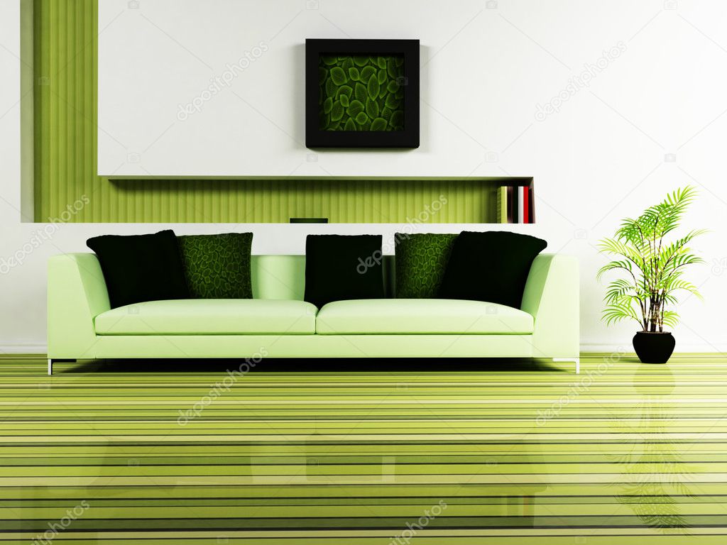 Moderno design dinterni del salotto — foto stock © minerva86 #5747325