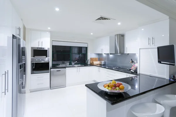 Modern kitchen in luxury mansion