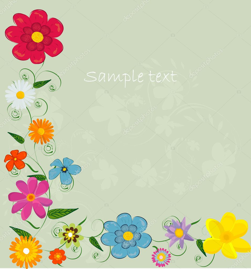 Background Flower Design