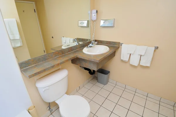 Toilet and washing area