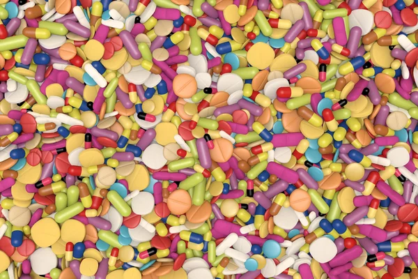 Close-up view of drugs and pills