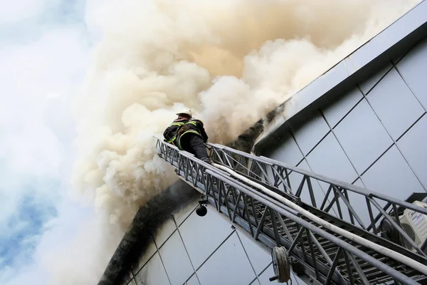Building on fire — Stock Photo #5938674