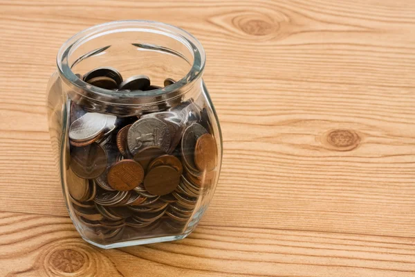 Saving money in your change jar