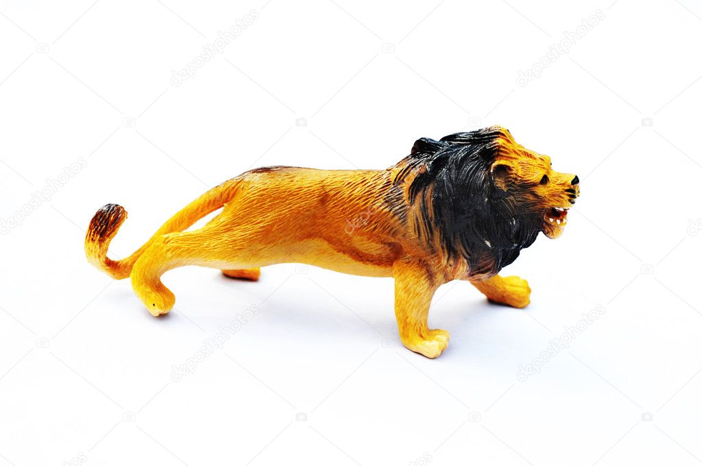 Plastic toy lion — Stock Photo © hypermania 6003118