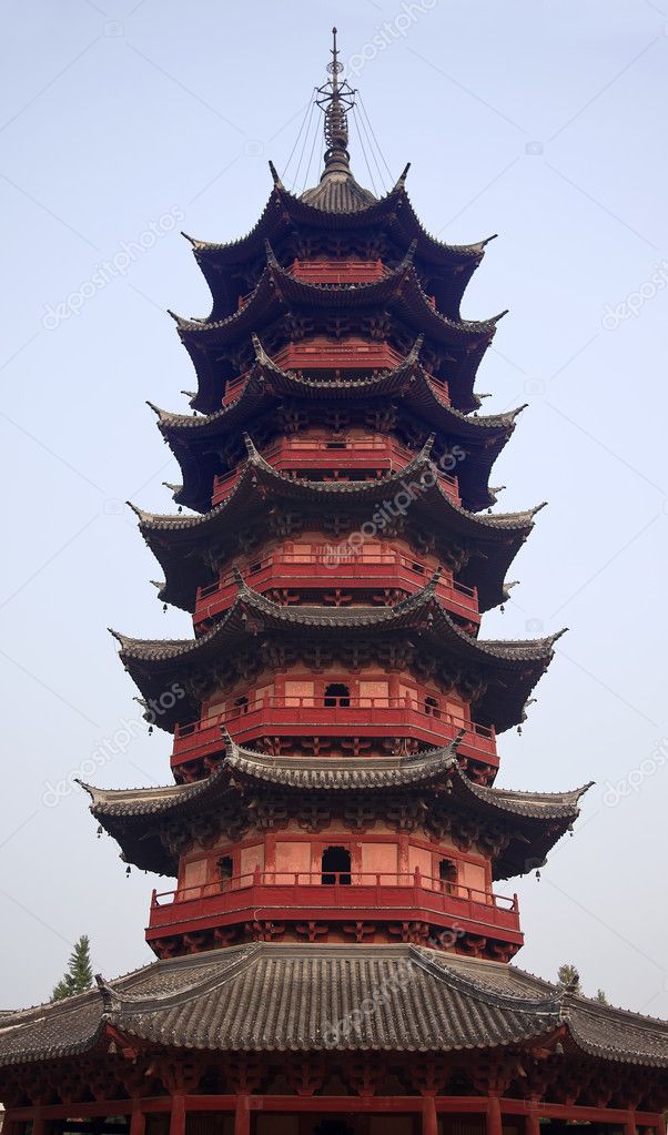 Ancient China Pagoda