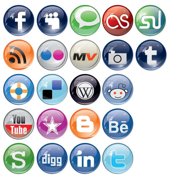 Social Bookmark icons Set