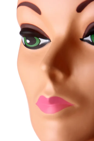Mannequin face close-up