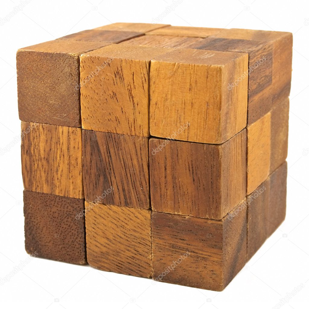 wooden cube