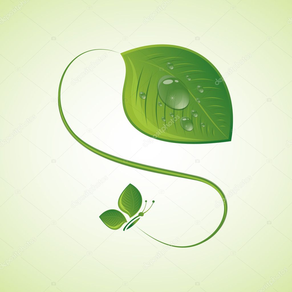 Green Leaves Vector