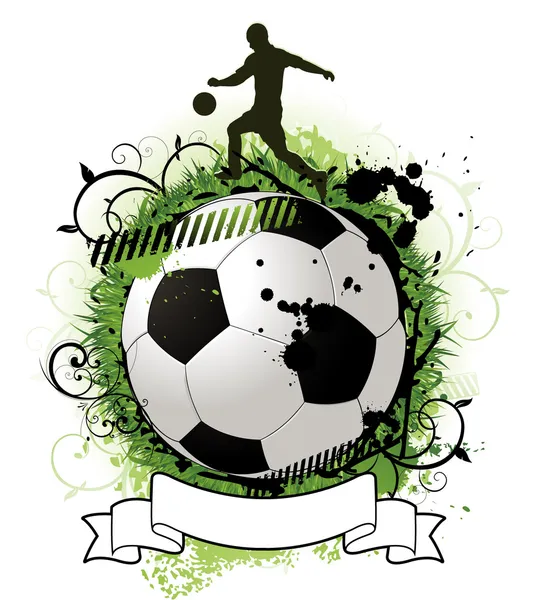 Grunge soccer design — Stock Vector #6059244