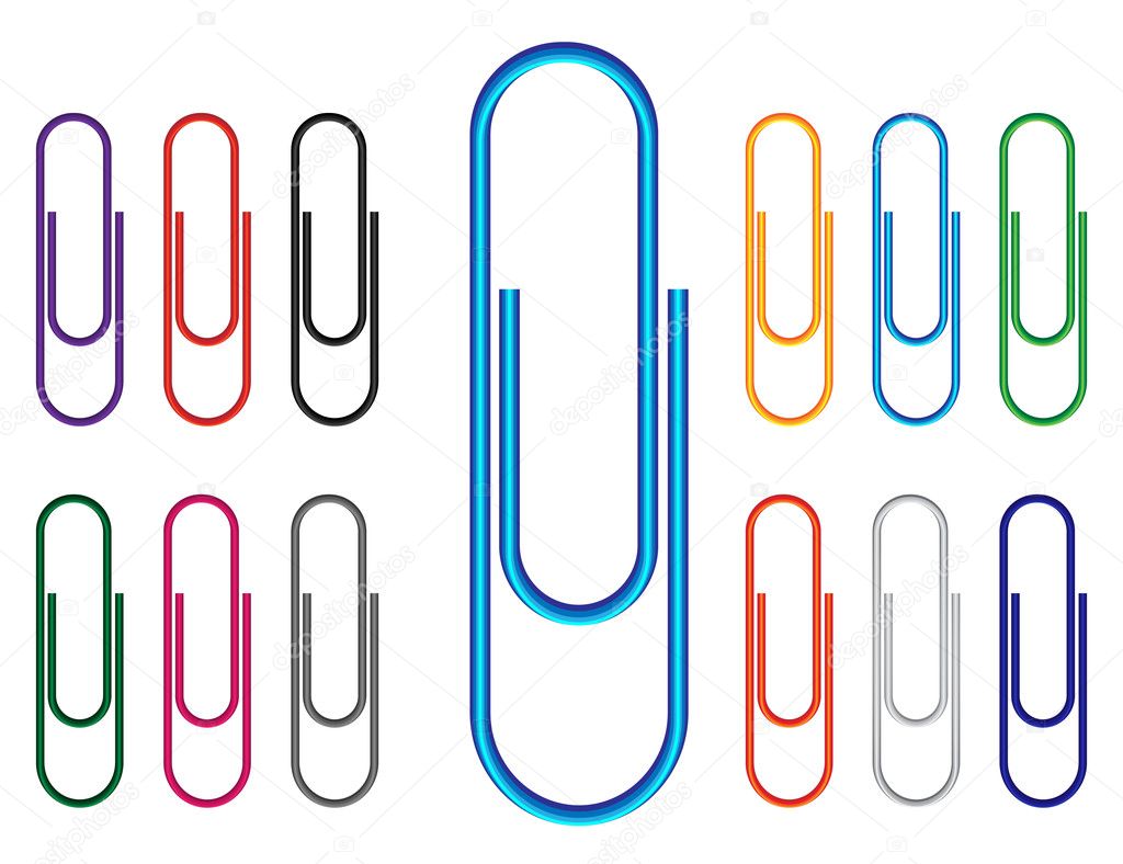 color paper clips