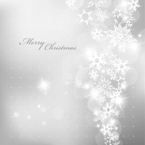 Snow Background on Stock Vector     Christmas Silver Background With Snow Flakes