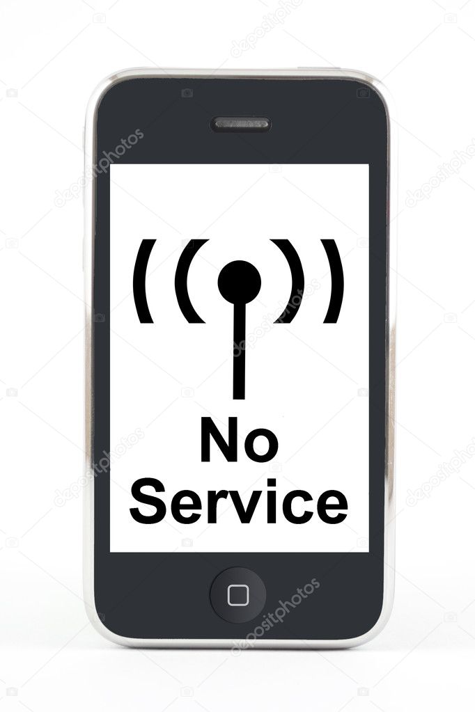 Smartphone with No Service — Stock Photo © mfg143 6375504
