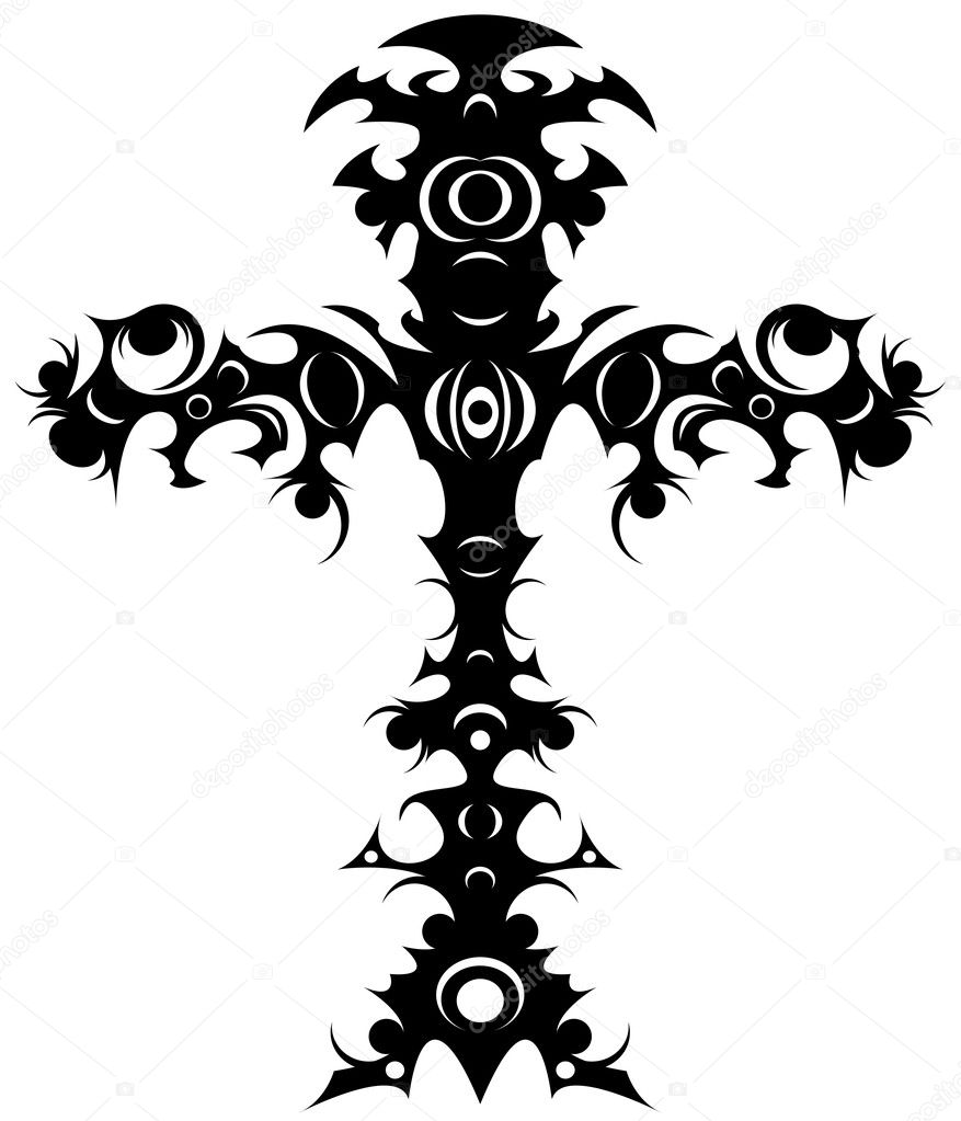 tribal cross