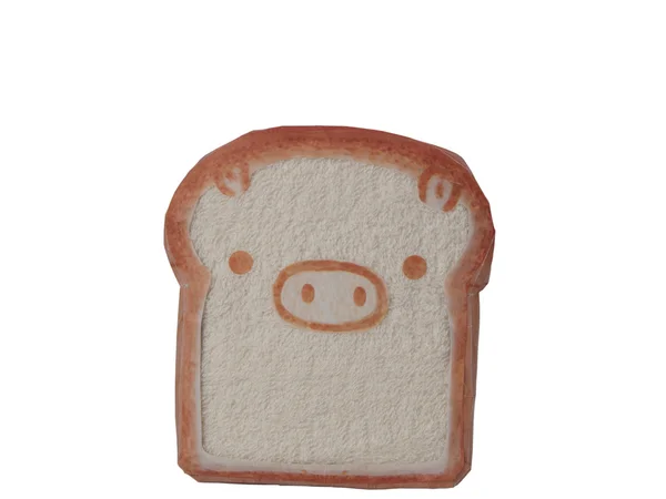 bread with face