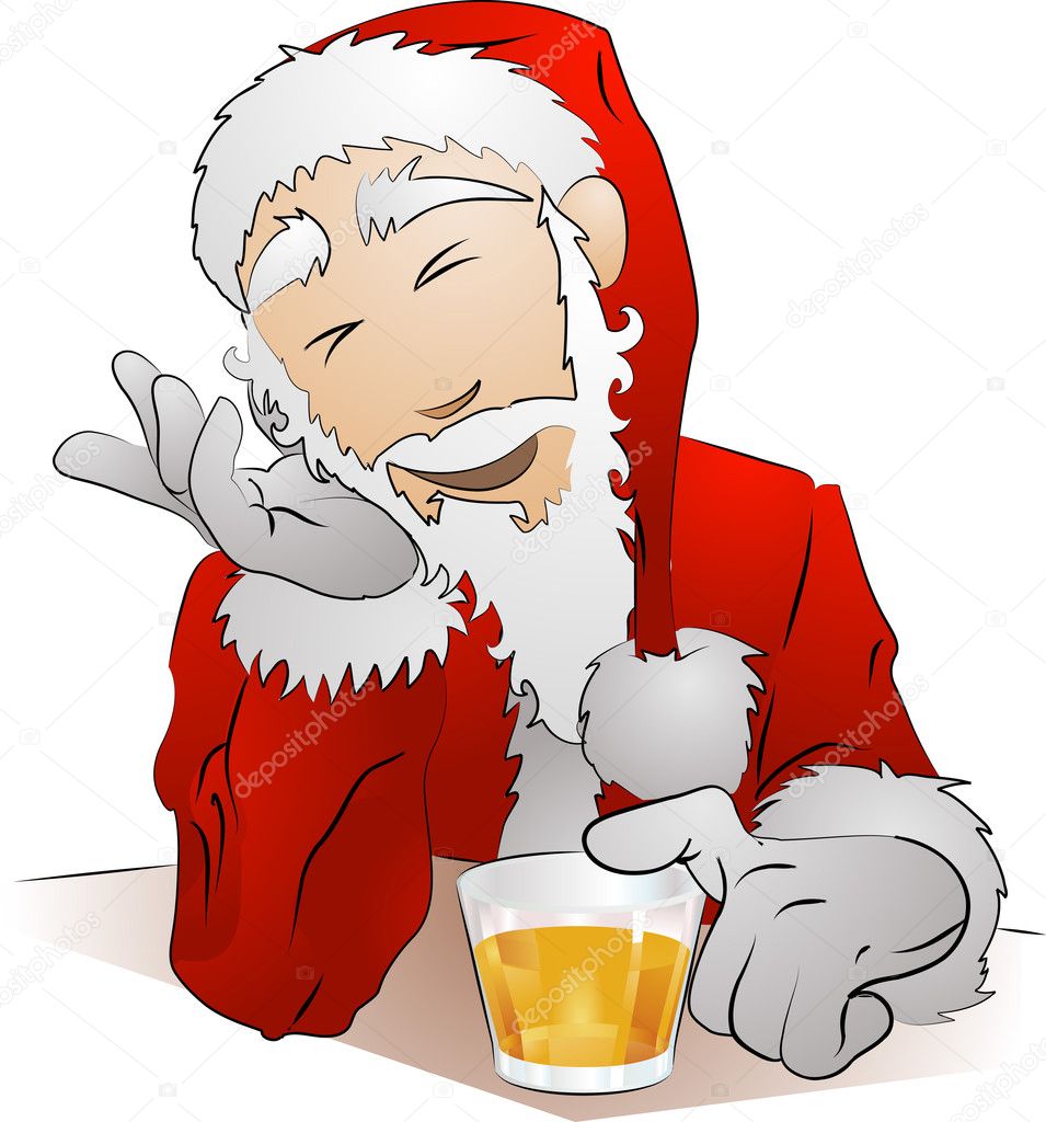 Santa Claus Drunk