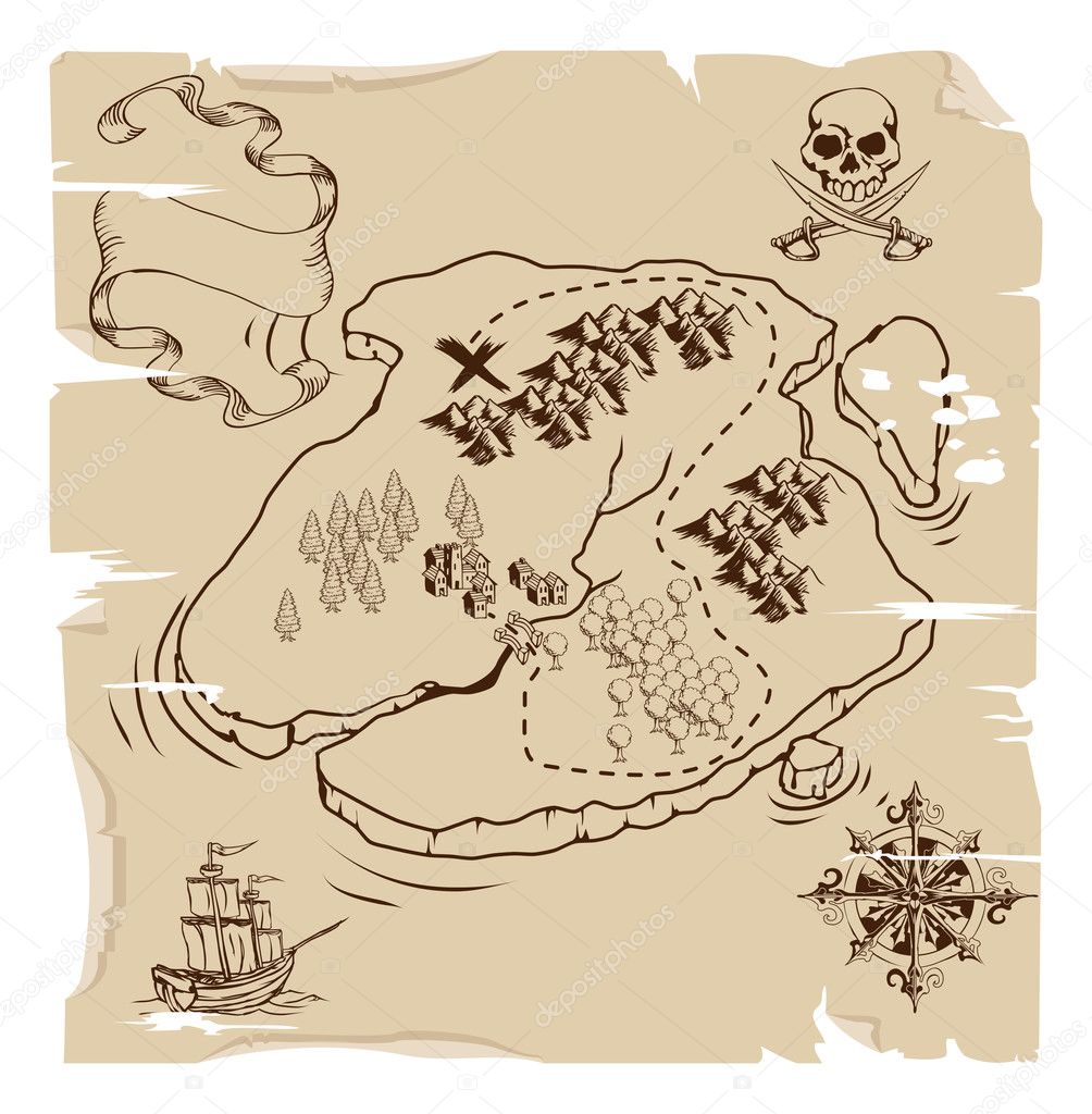 Pirate Island Map