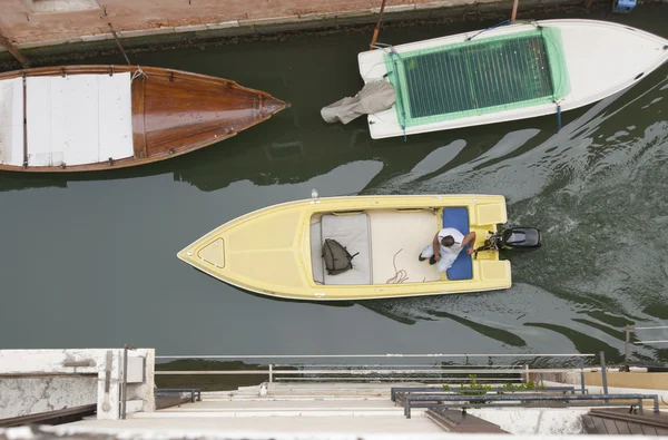 top view boat