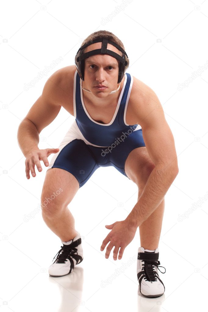 singlet wrestler