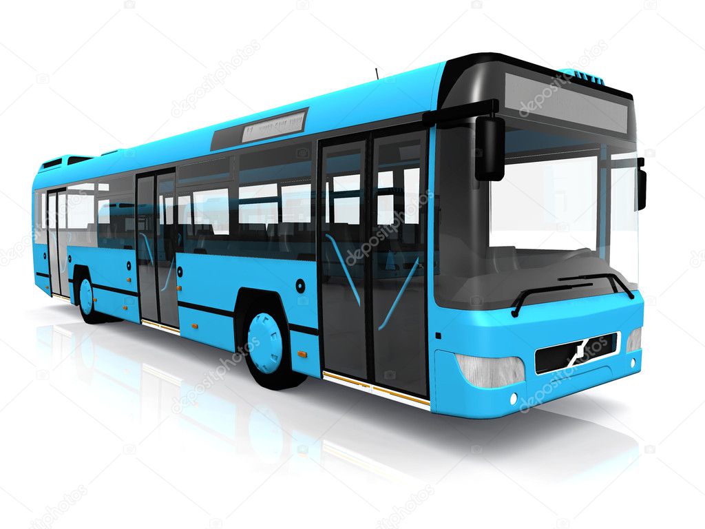 Bus Blue