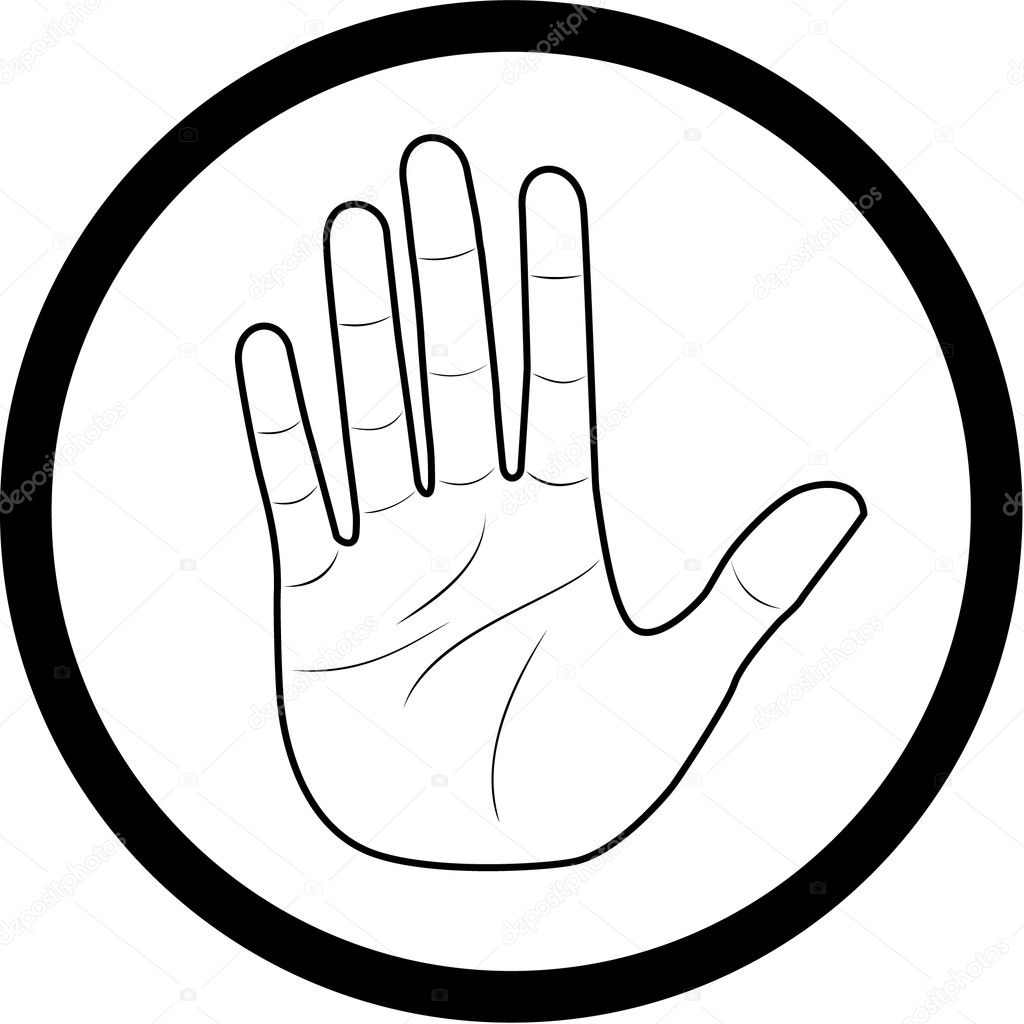 Palm Hand Vector