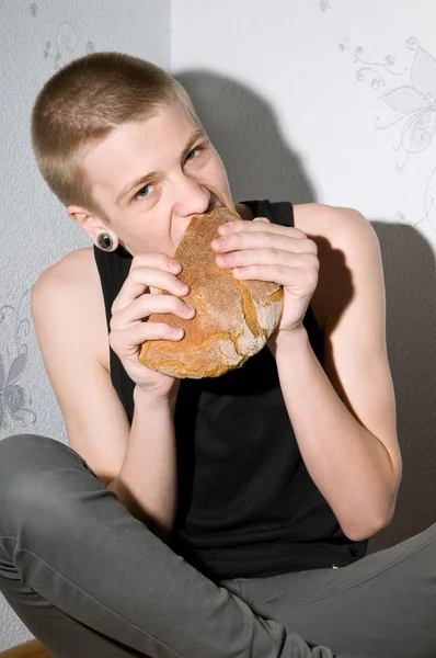 Honger tiener — Stockfoto