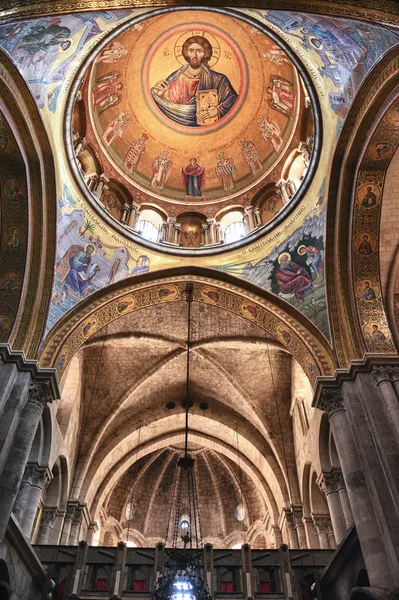 Interior da igreja do santo sepulcro — Fotografia de Stock