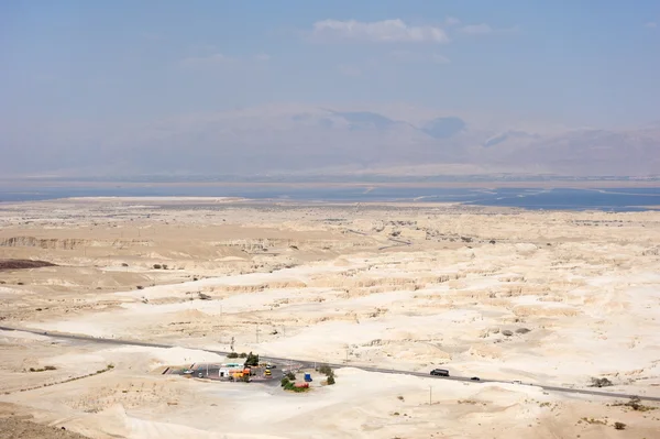 View of the Dead Sea valley — Stock Photo, Image