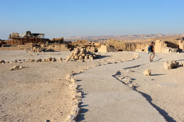 Twierdza Masada w Izraelu — Zdjęcie stockowe