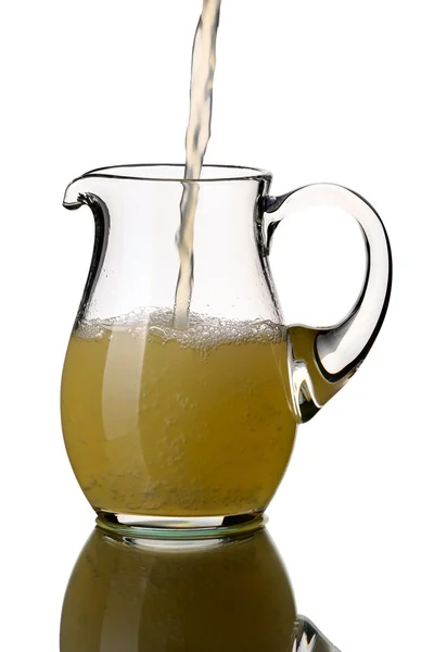 Glass pitcher, isolated. — Stock Photo, Image