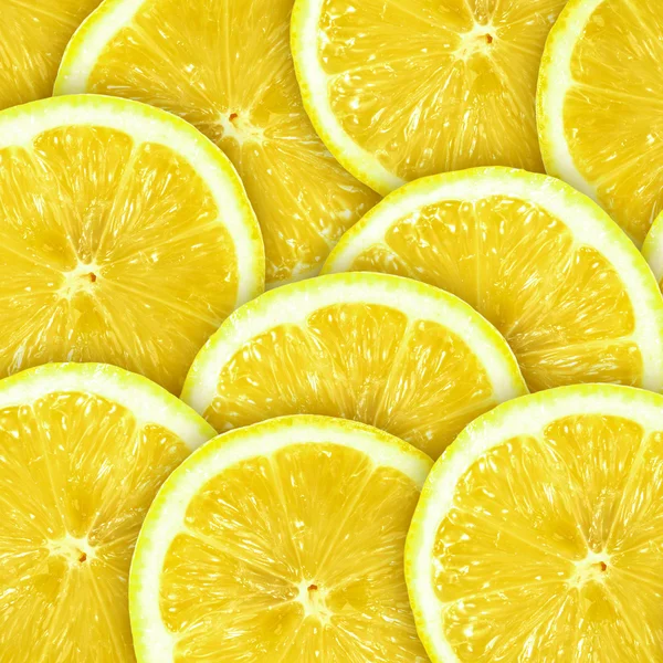 柑橘果实的柠檬片与抽象背景 — 图库照片