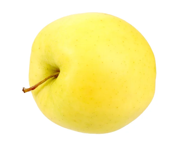 Jednoduché žluté jablko — Stock fotografie