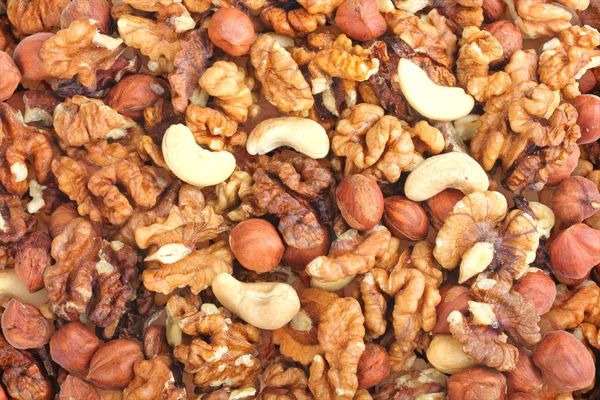 Abstract nuts background — Stock Photo, Image
