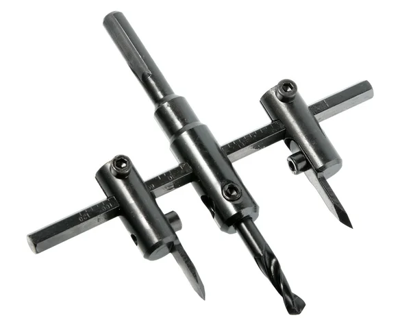 Single metallic auger nib for wood — Stock Photo, Image