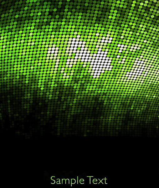 Green geometric tech background. Creative background. — Stock Photo, Image