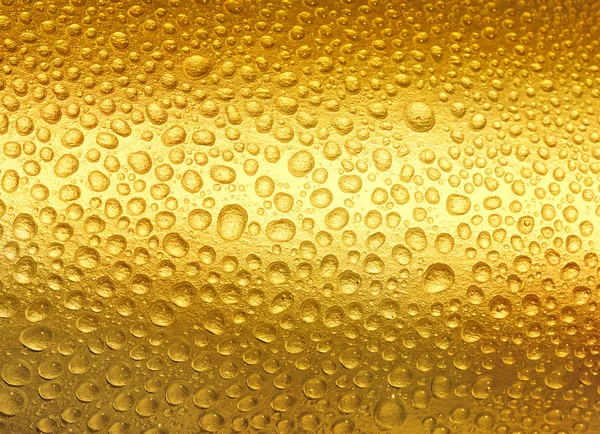 Abstracto gotas de agua doradas . —  Fotos de Stock