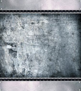 Metal plate steel background. clipart