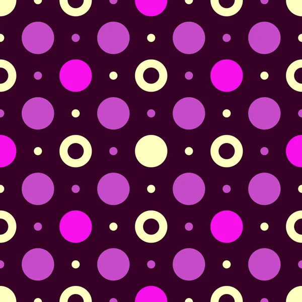 Modèle de lilas sombres sans couture — Image vectorielle