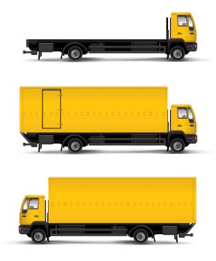 Truck car template clipart