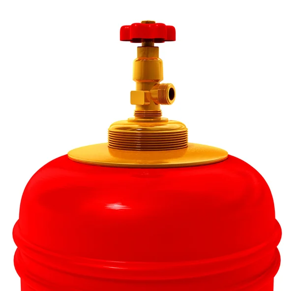 Gas bulb faucet — Stock Photo, Image