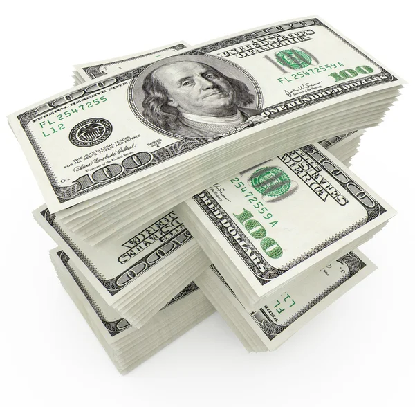 Big sum of money dollars — Stock Photo, Image
