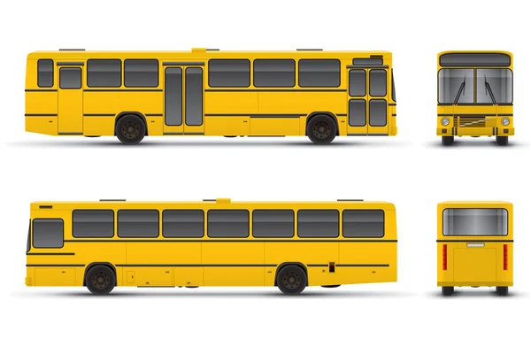 Жовтий автобус — стокове фото